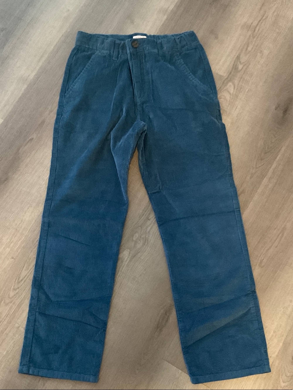Cat & Jack Teal Corduroy Pants - Straight Leg